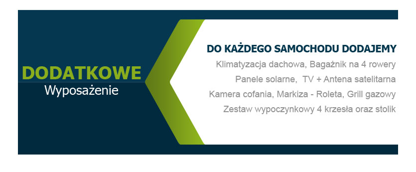 Dodatkowe wyposażenie!